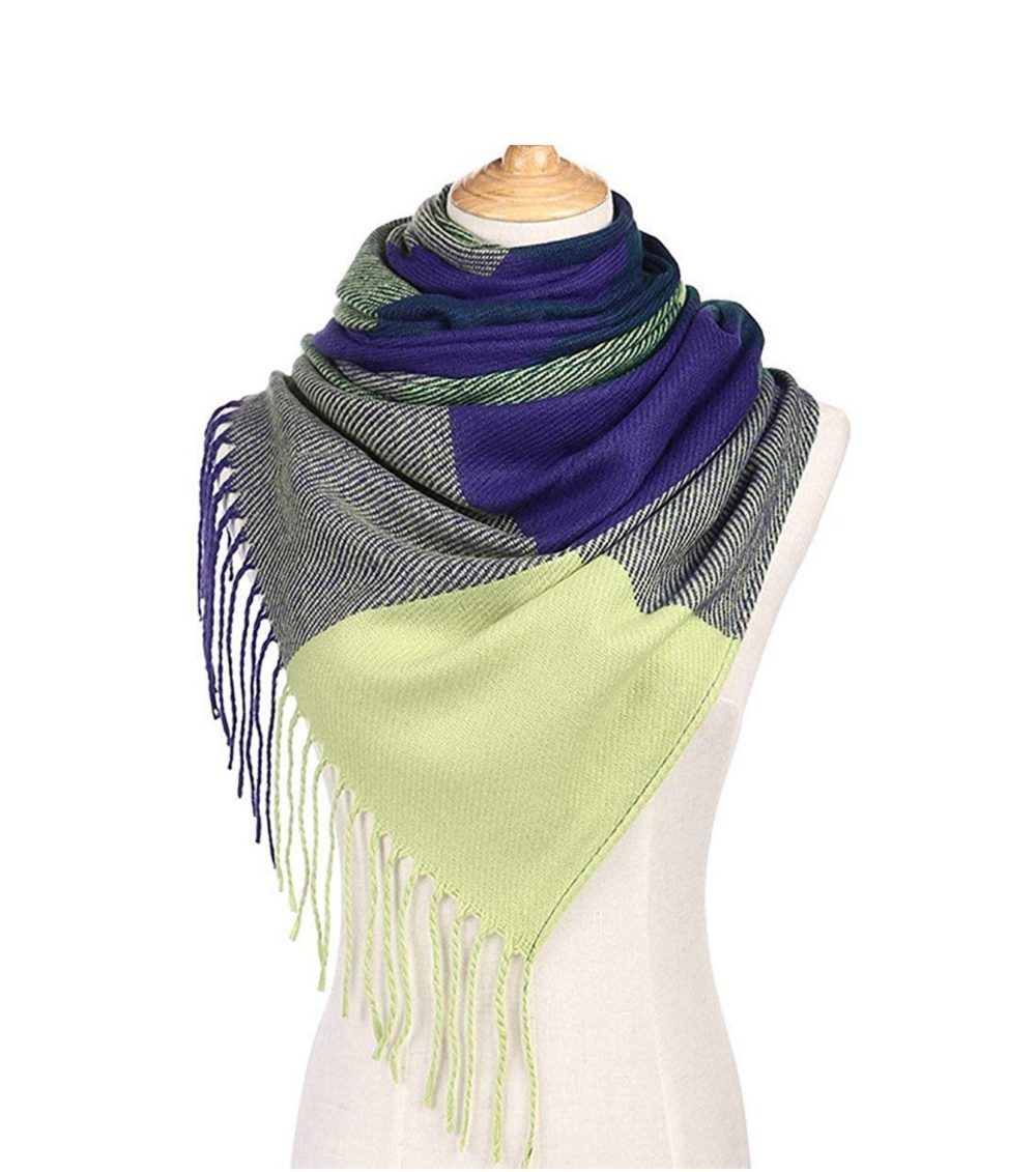 Shawl Soft Wrap Scarves with Tassels