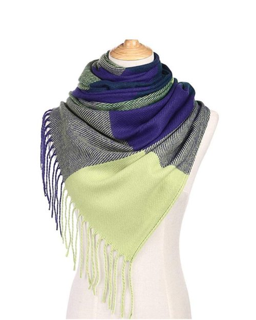 Shawl Soft Wrap Scarves with Tassels