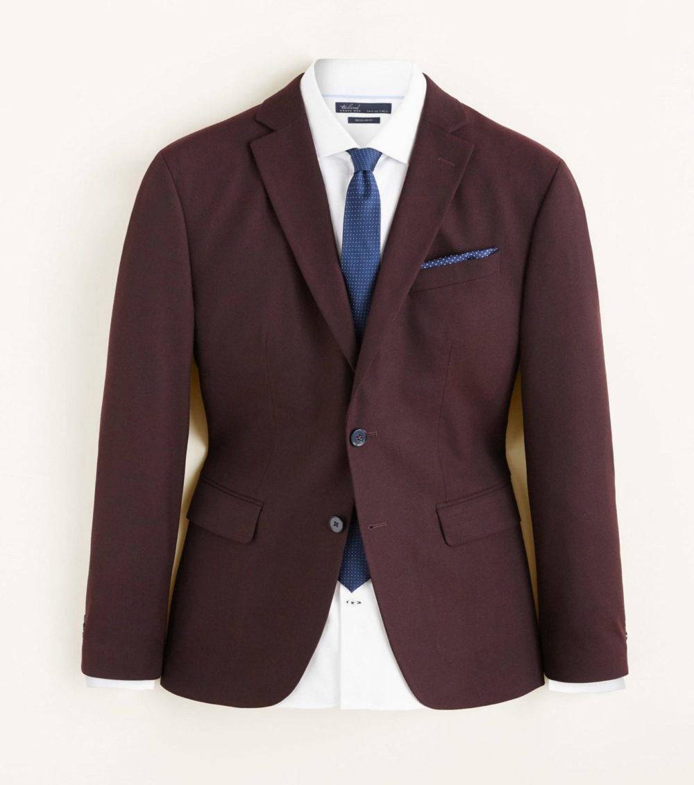 Slim-fit suit blazer